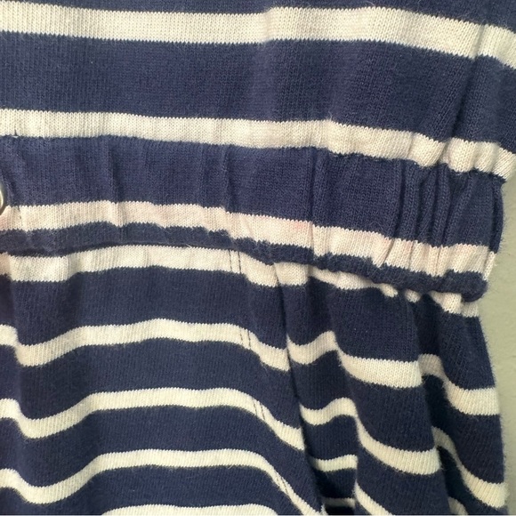 MINI BODEN Cotton Knit Striped Red White And Blue Dress Nautical Patriotic 9-10Y - Picture 13 of 13